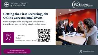 Getting the First lecturing Job
