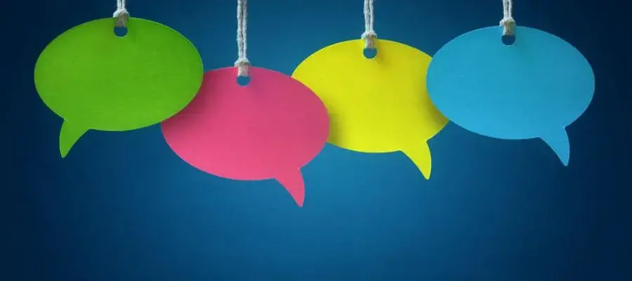 speech bubbles