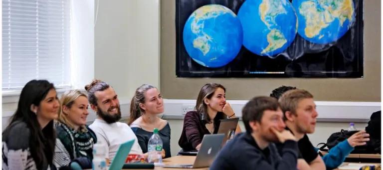 A picture of a classroom