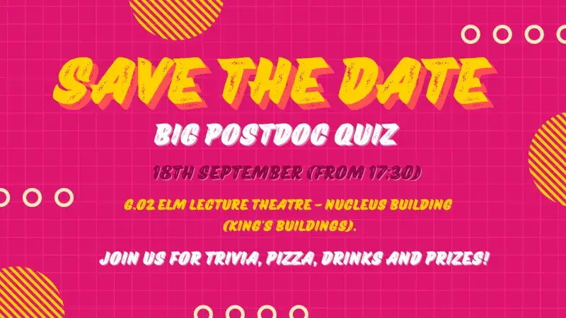The Big Quiz Save the Date